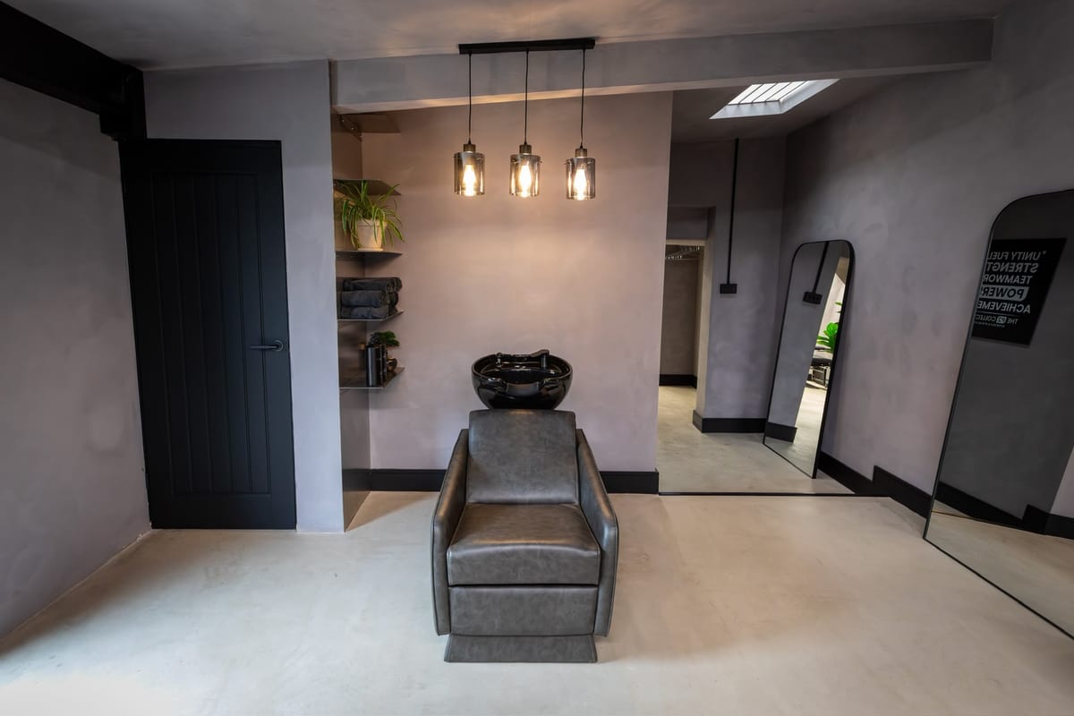 The wash area at The P2 Collective