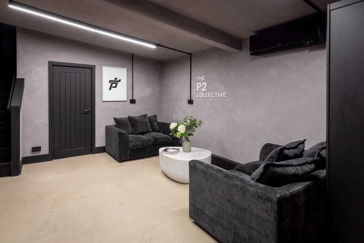 The lounge at The P2 Collective