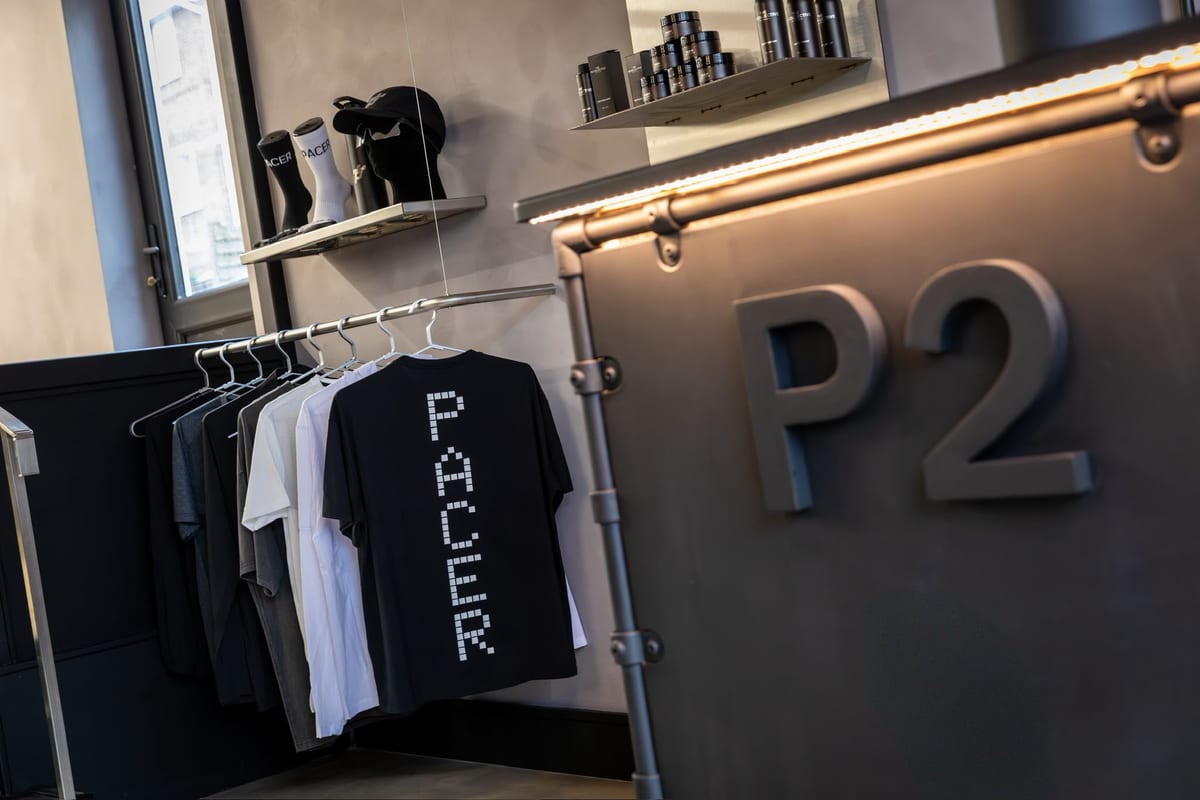 PACER apparel in the salon