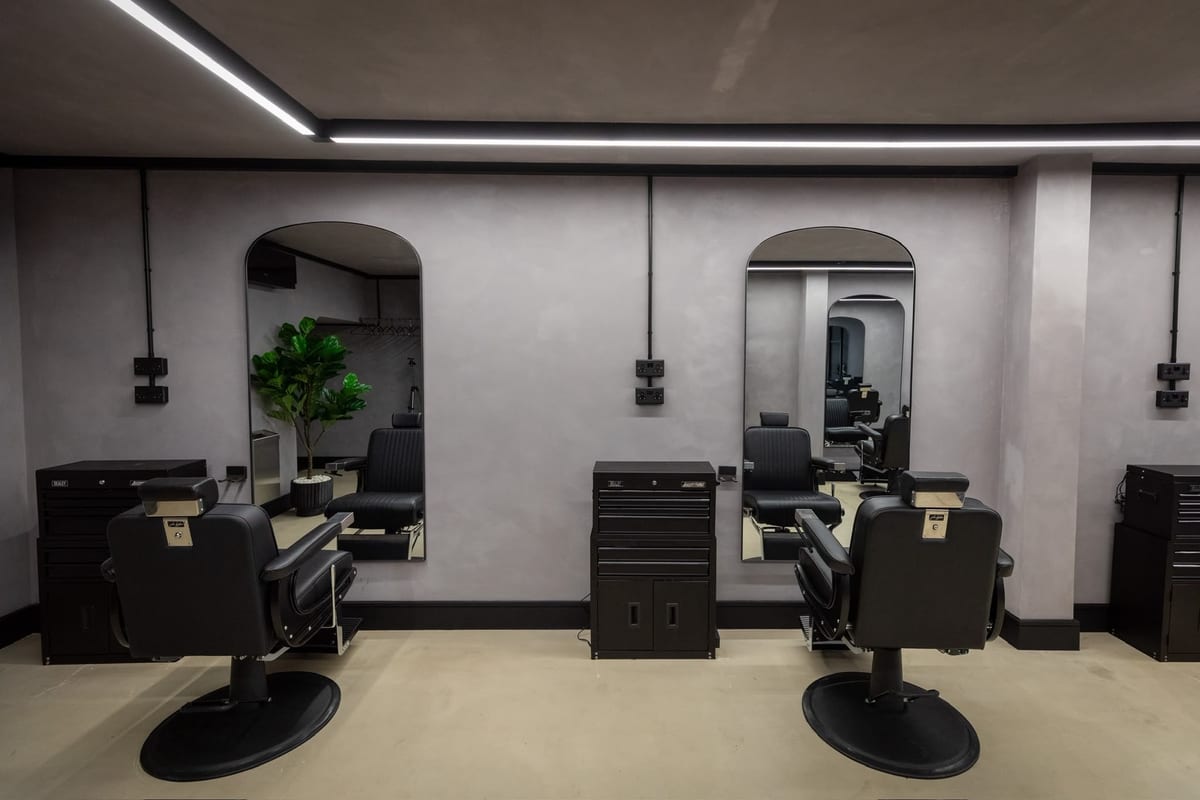 The salon floor at The P2 Collective